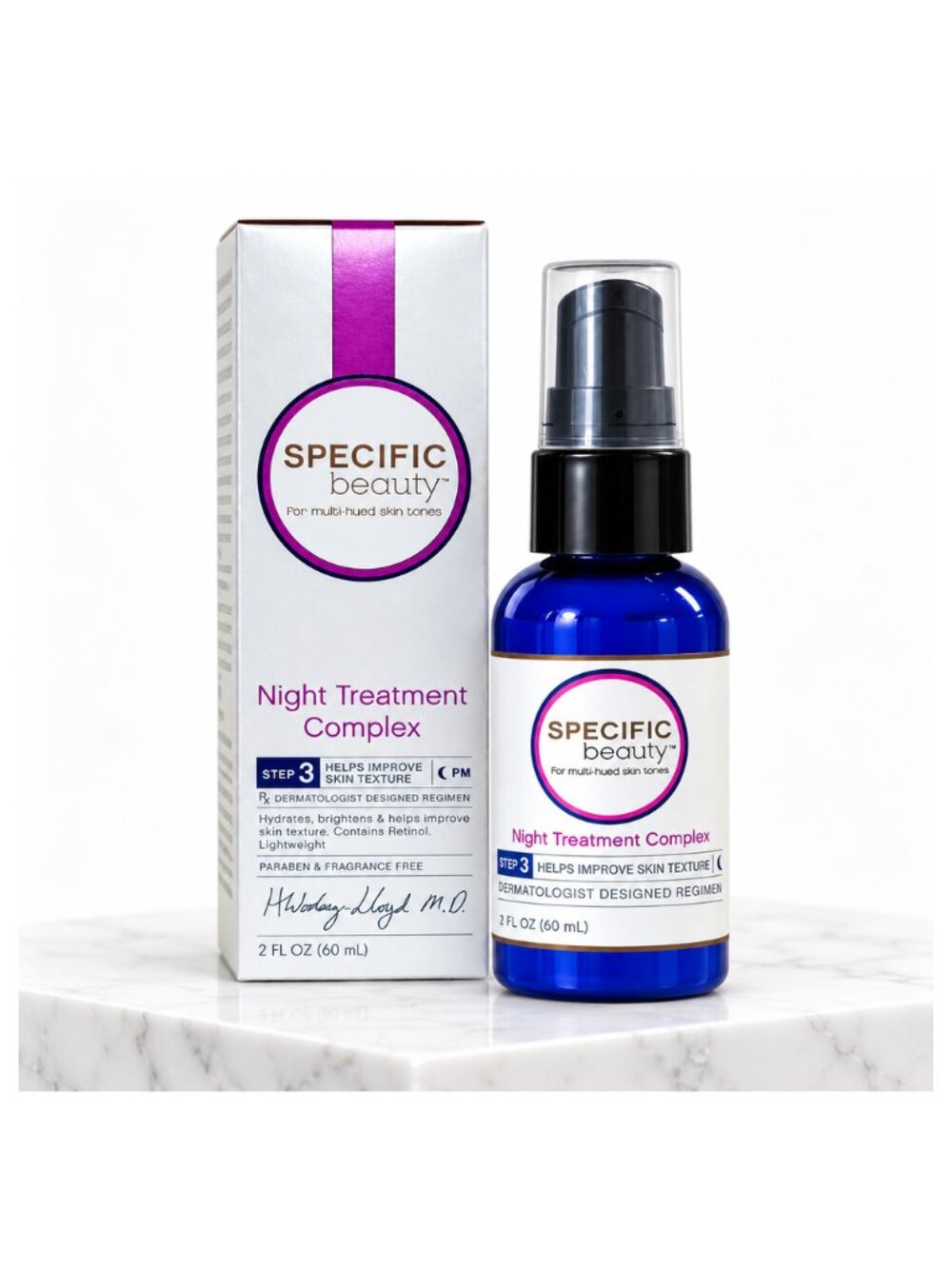 Specific Beauty Night Treatment Complex Step 3 Retinol Face Cream 2oz New in Box